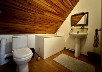 Gite la Grange rustique, separates WC und Lavabo